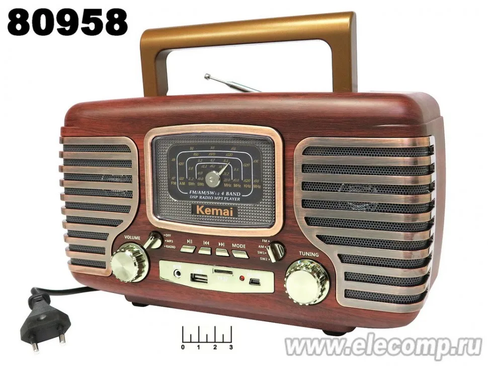 Radio kemai md-101bt + USB/Micro SD Bluetooth | Отзывы и видеообзор