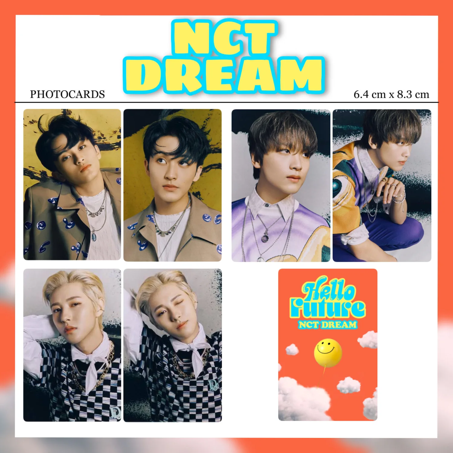 14 шт/комплект Карты закладка K-POP NCT DREAM HELLO FUTURE для коллекци | Канцтовары офиса и
