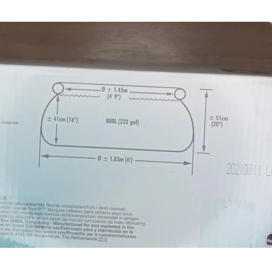 Бассейн Easy Set 1 83 х 0 51 м 880 л Веселый ( счастливый ) краб INTEX 26100 NP | и аксессуары