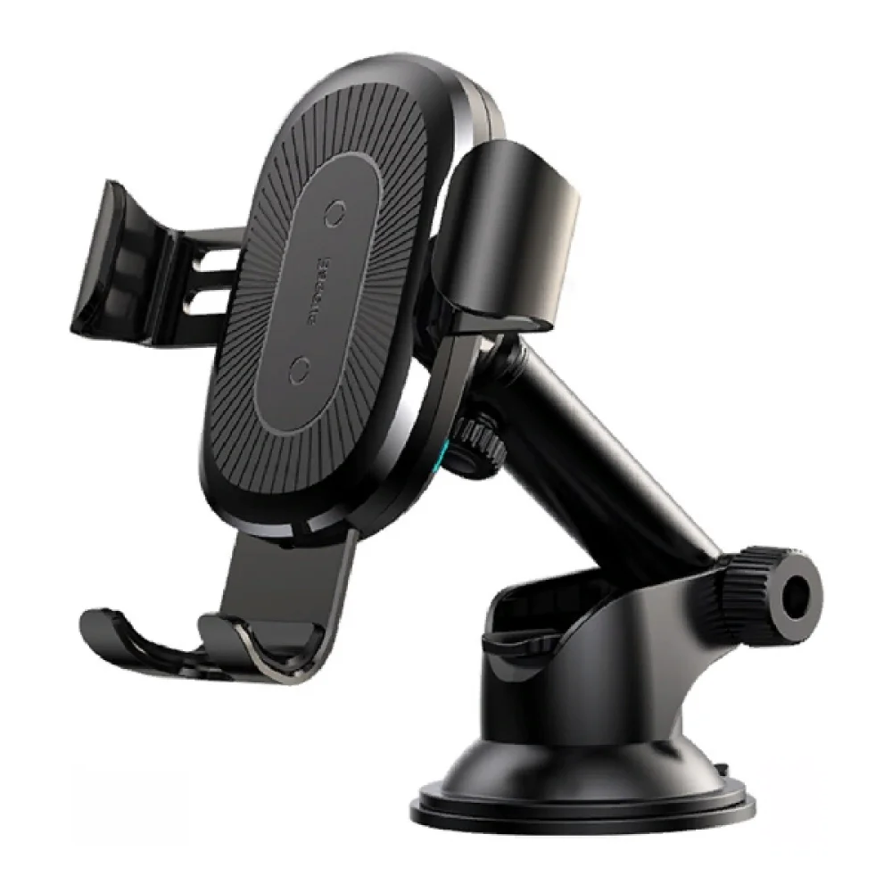 Автомобильный держатель для телефона на присоске с беспроводной быстрой