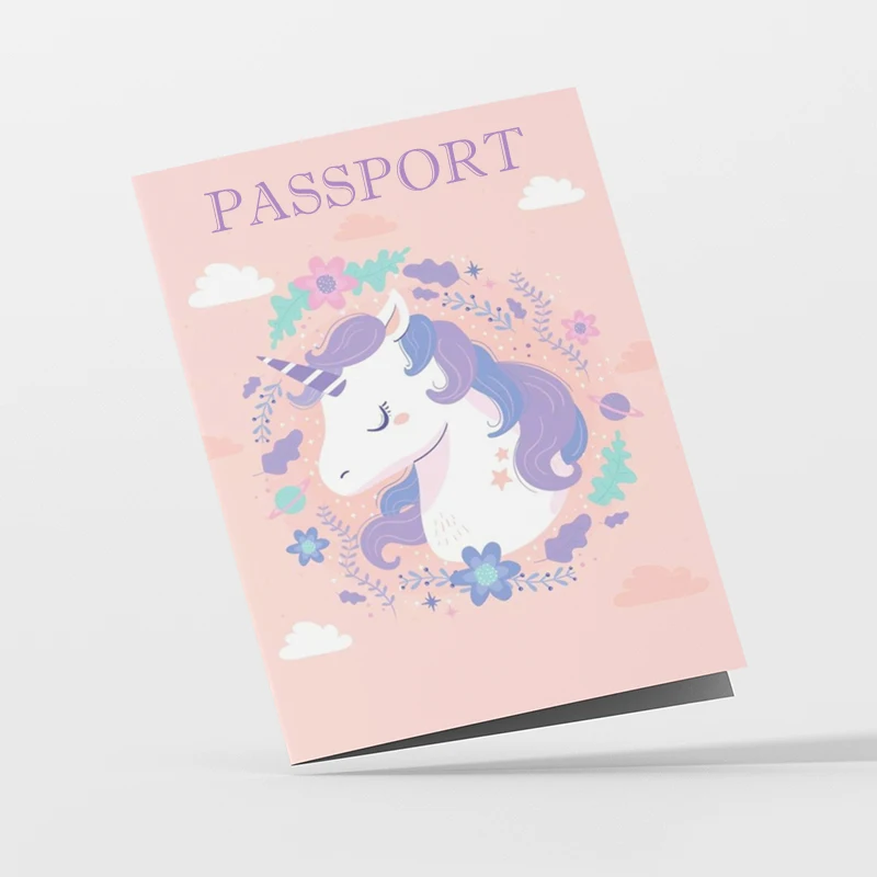 Рисунок 2 - Обложка на паспорт единорог