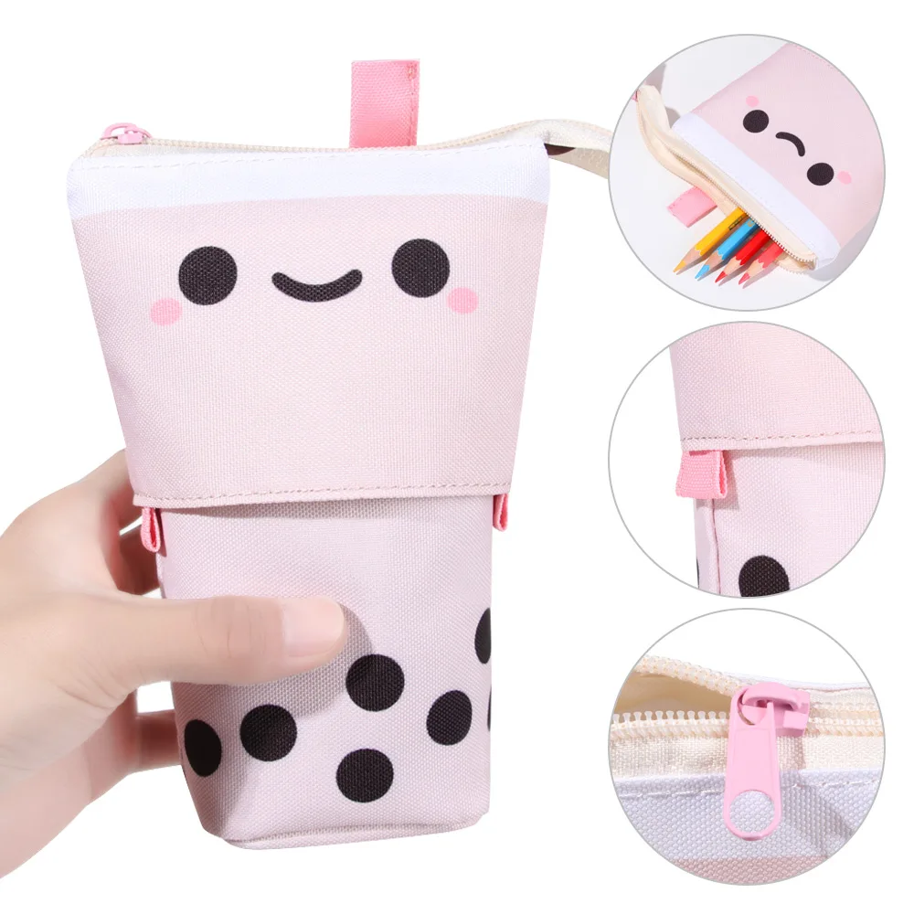 Чехол для карандашей и ручек Angoo [Fun] мультяшный милый кот медведь овечка Холщовый