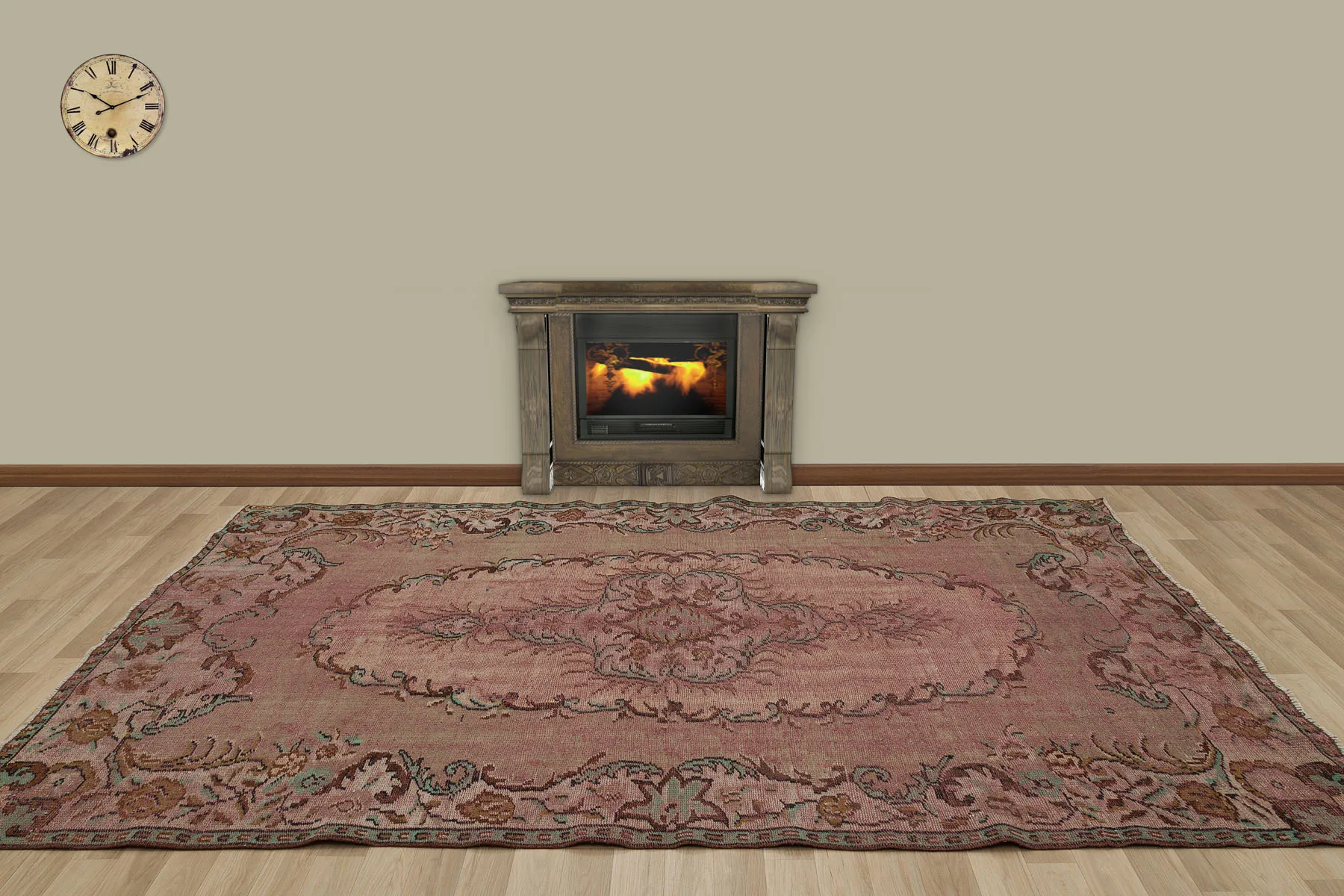 

Hand Woven Tumbled Carpet (7257)187x309