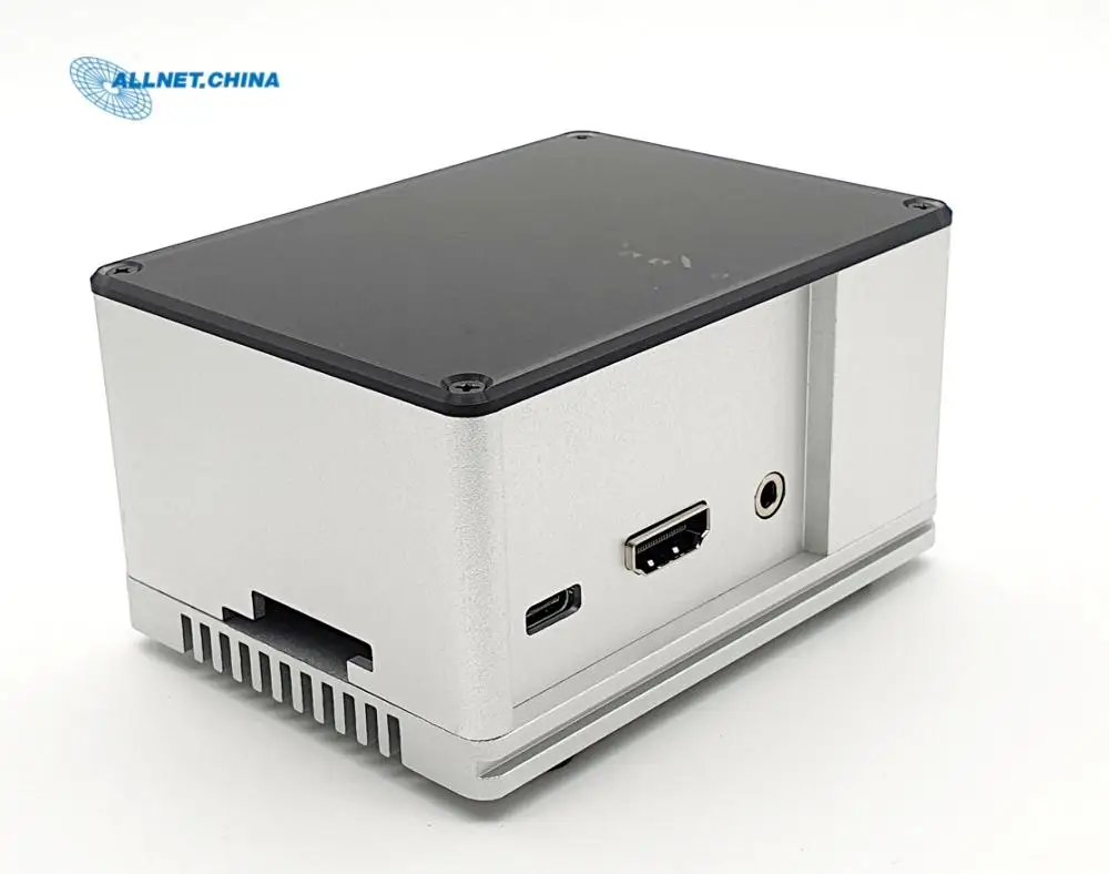 Алюминиевый корпус ecoPI PRO hp с теплоотводом для ROCK PI 4