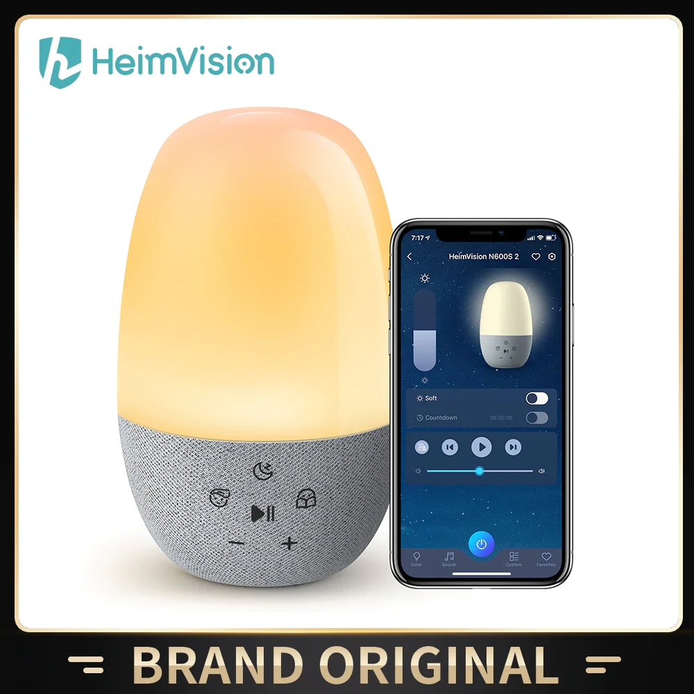 Умная звуковая машинка HeimVision N600S LED Wi-Fi работает с Alexa | Безопасность и защита