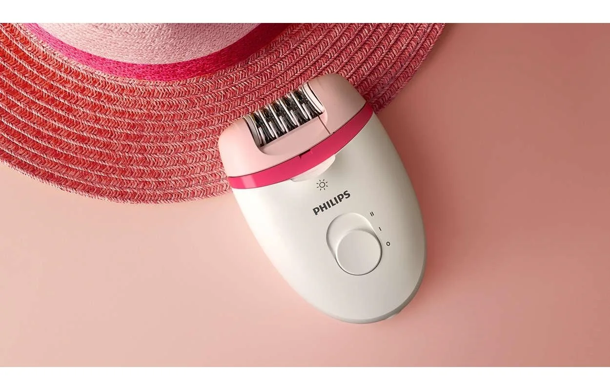 

ORIGINAL Philips BRE255/05 Epilator For Women Portable Electric Depilator Body Women Hair Removal Machine Mini Diy Painless BRE255 / 05