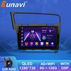 Автомагнитола Eunavi на Android для Volkswagen Golf 7 2013-2015, мультимедийный видеоплеер с навигацией и GPS, 2 din, без dvd