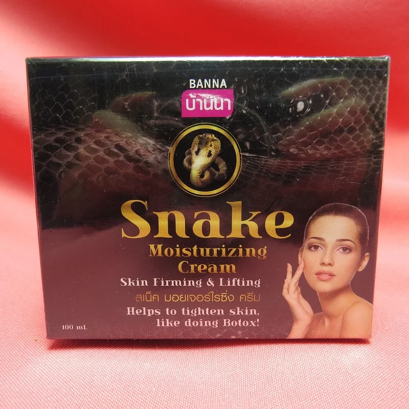 Омолаживающий крем для лица со змеиным ядом Banna 100мл | Красота и здоровье