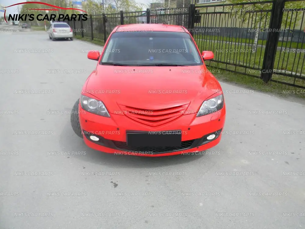 Чехол для радиатора и гриля Mazda 3 2003 2008 хэтчбек комплект из АБС пластика