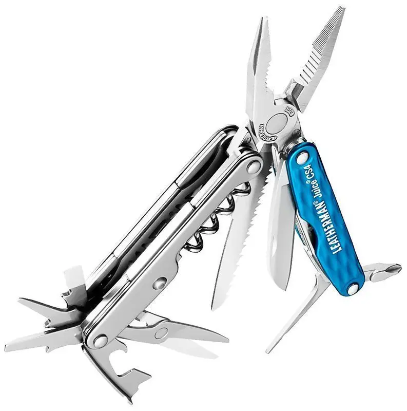 Мультитул Leatherman Juice Cs4 15 функций голубой (подарочная упаковка) | Инструменты