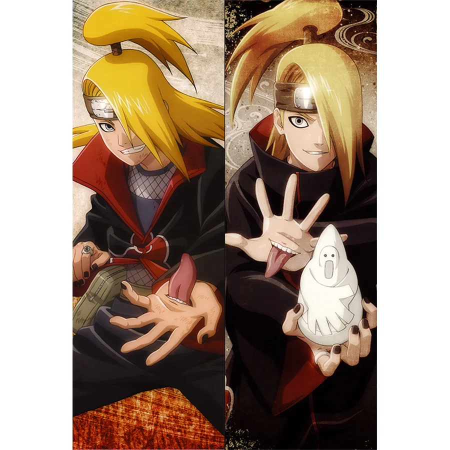 Брелок Дакимакура Наруто Дейдара мини с кольцом M0099 | Украшения и аксессуары