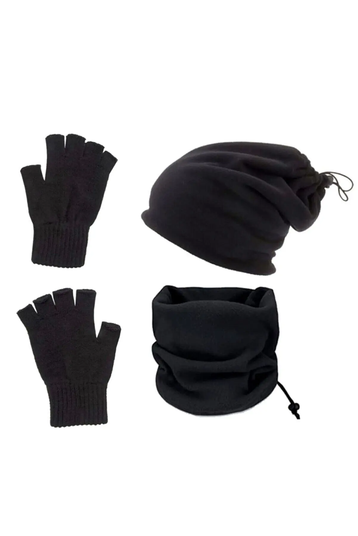 

Hat And Neck Collar + Wool Gloves Set of 3