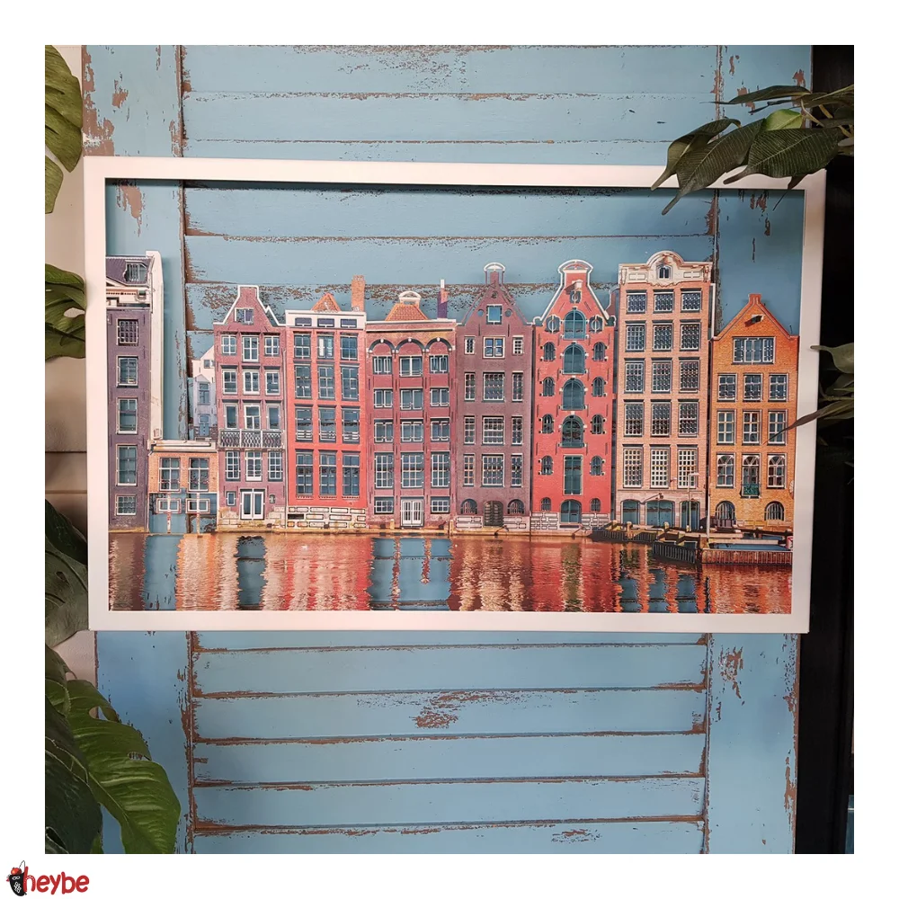 Цветные металлические стены Искусство Амстердам Дома Живопись Домашний офис