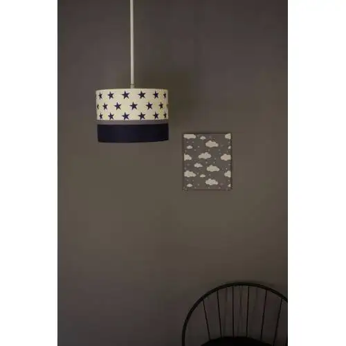 

Темно-синий звездный узор детская комната люстра лампа