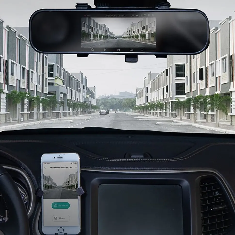 Видеорегистратор Xiaomi 70mai Rearview Mirror Dash Cam | Безопасность и защита
