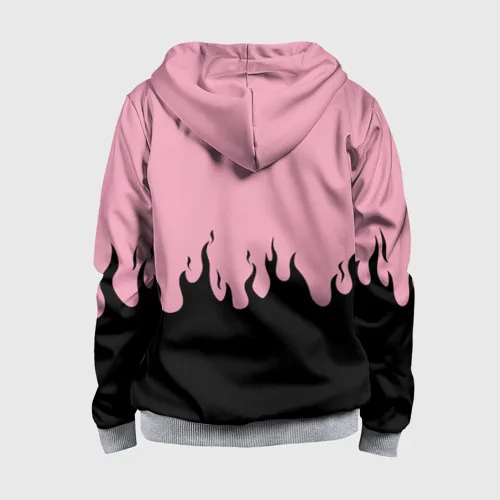 Детская толстовка 3D на молнии BLACKPINK