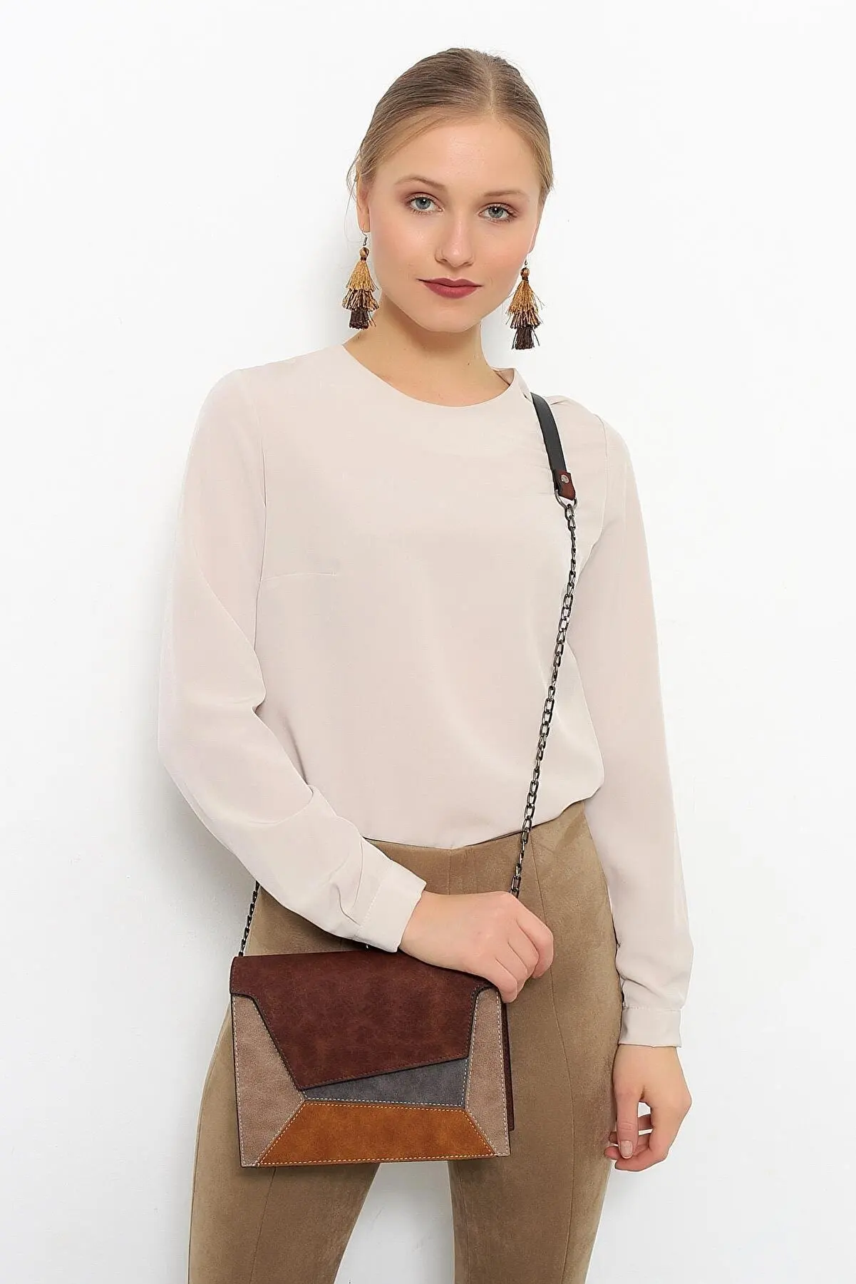

Piece And Colorful Shoulder Bag
