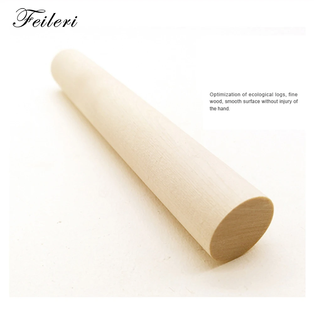 

1pc DIY Modelling Clay Extruder Tools Wooden Polymer Clay Crafts Roller Rolling Clay Bar Roll Stick for Shaping and Sculpting