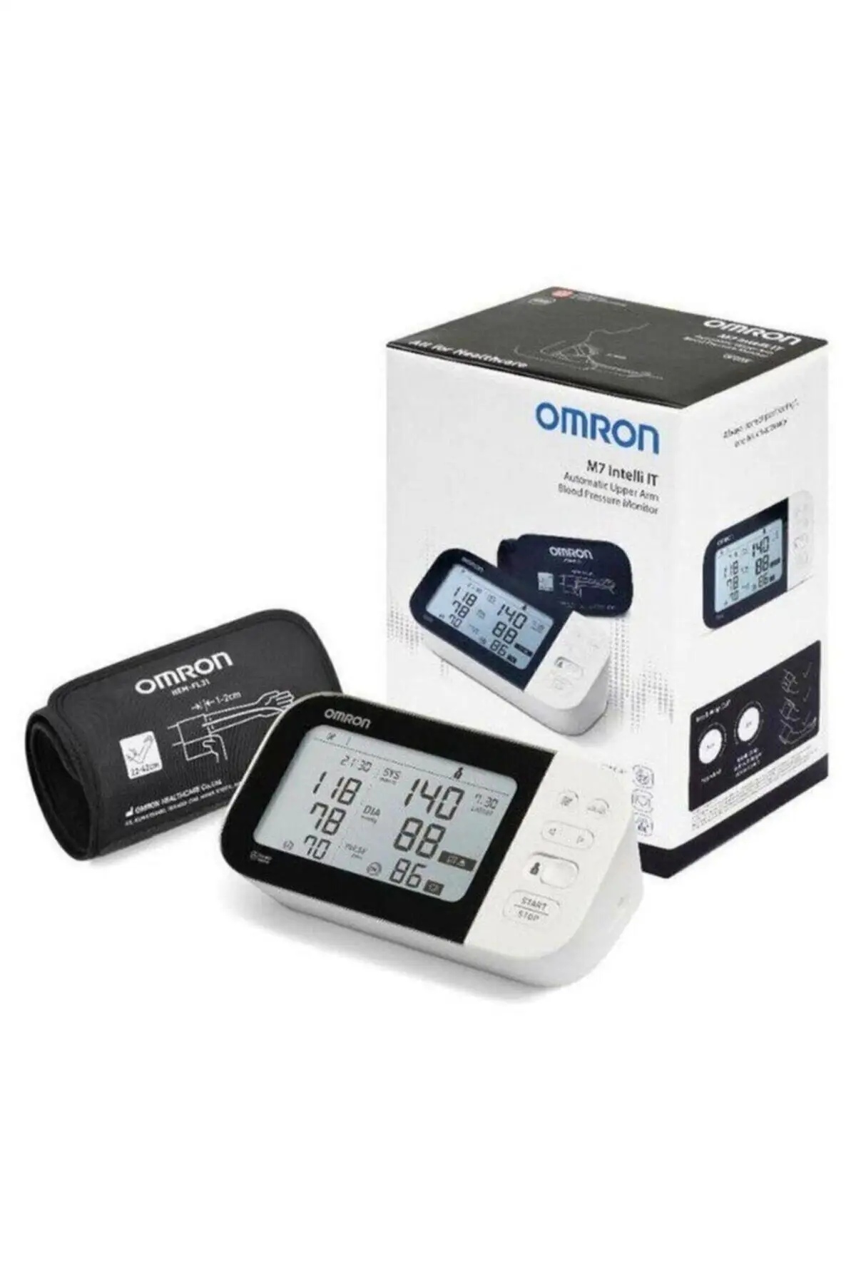 

Omron Blood Pressure Monitor M2-M3-M4-M6-M7 HEM-7121-7221-7155-7360-7361 Upper Arm BloodPressure Meter Auto Pulse Instrument Pulsometer 6 Different Model