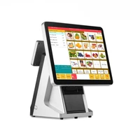 high sales cash register 15 inch touch screen pos machine pos system for retailers with printer vfd cashier
