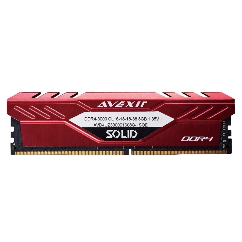 AVEXIR Soild series DDR4 8 Гб 16 2666 МГц 3000 3200 RGB ОЗУ для игрового настольного ПК dimm оперативная