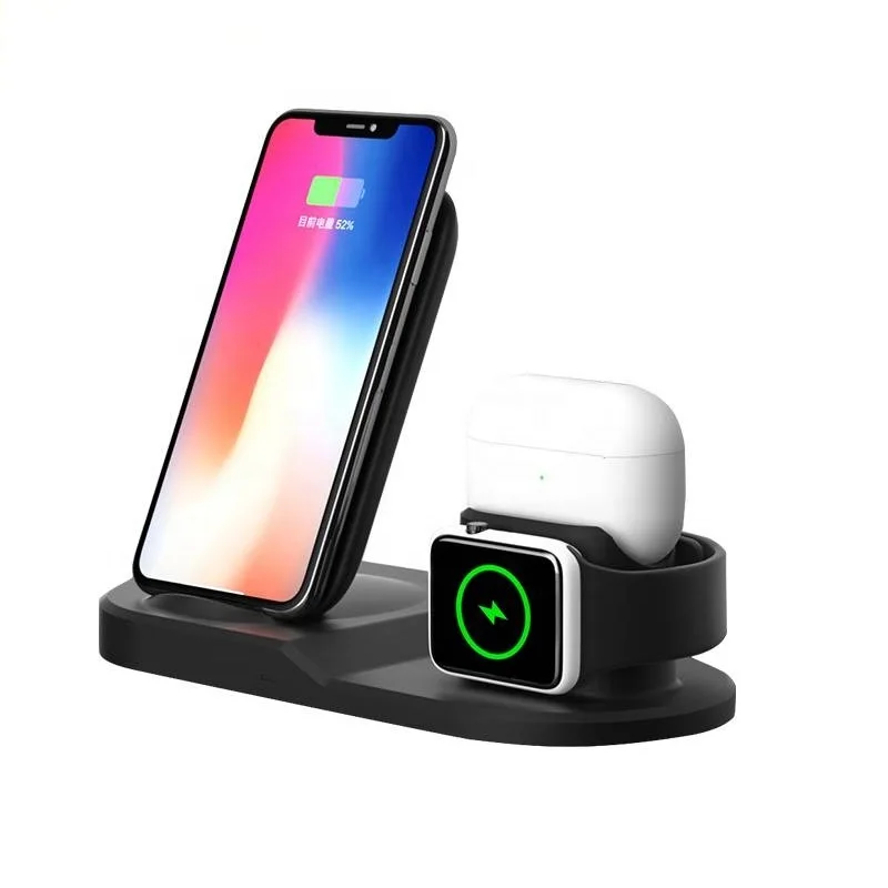 

Зарядное устройство 3 в 1, 15 Вт, для Airpods, часов, телефонов