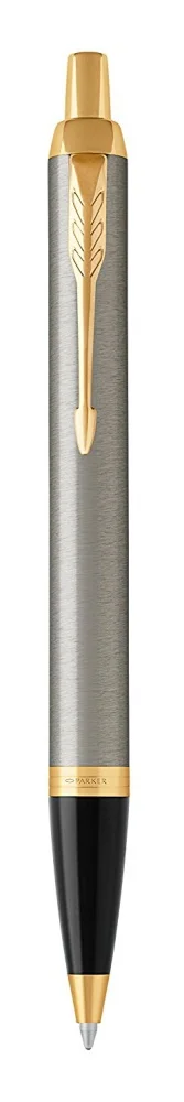 Фото Шариковая ручка Parker IM Metal Core Brushed GT. 1931670 | Канцтовары для офиса и дома
