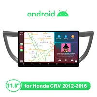 8gb 128gb 11 6%e2%80%9d car radio android central multimedia player 1din gps head unit carplay for honda crv 2012 2016 stereo bluetooth