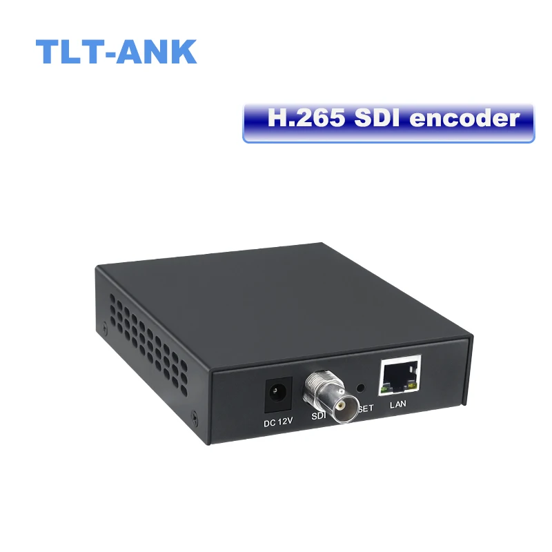 TLT-ANK radio & tv broadcasting equipment 1CH 1080p live tv streaming Audio Video to ip encoder IPTV h265 encoder sdi