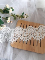 30 meterslot off white eyelash lace trim embroidered hollow lace for victorian gowns costume jewelry design