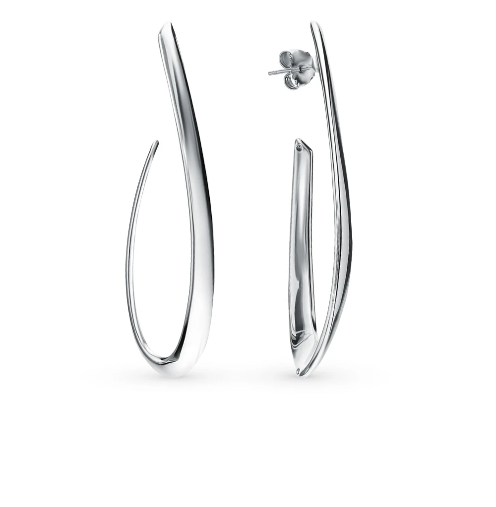 Серебряные серьги SUNLIGHT проба 925|Серьги-гвоздики| |