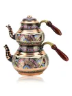 Турецкий чайный горшок, арабские чайные горшки, медный чайный набор ручной работы, Традиционный турецкий чайный кофейник, чайник, бойлер, Сделано в Турции