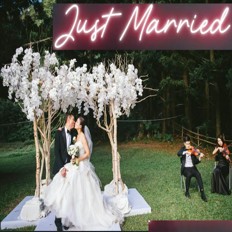 

Неоновая светодиодная вывеска на свадьбу, индивидуальный Настенный декор для искусства, эстетика для дома, магазивечерние, высококачестве...