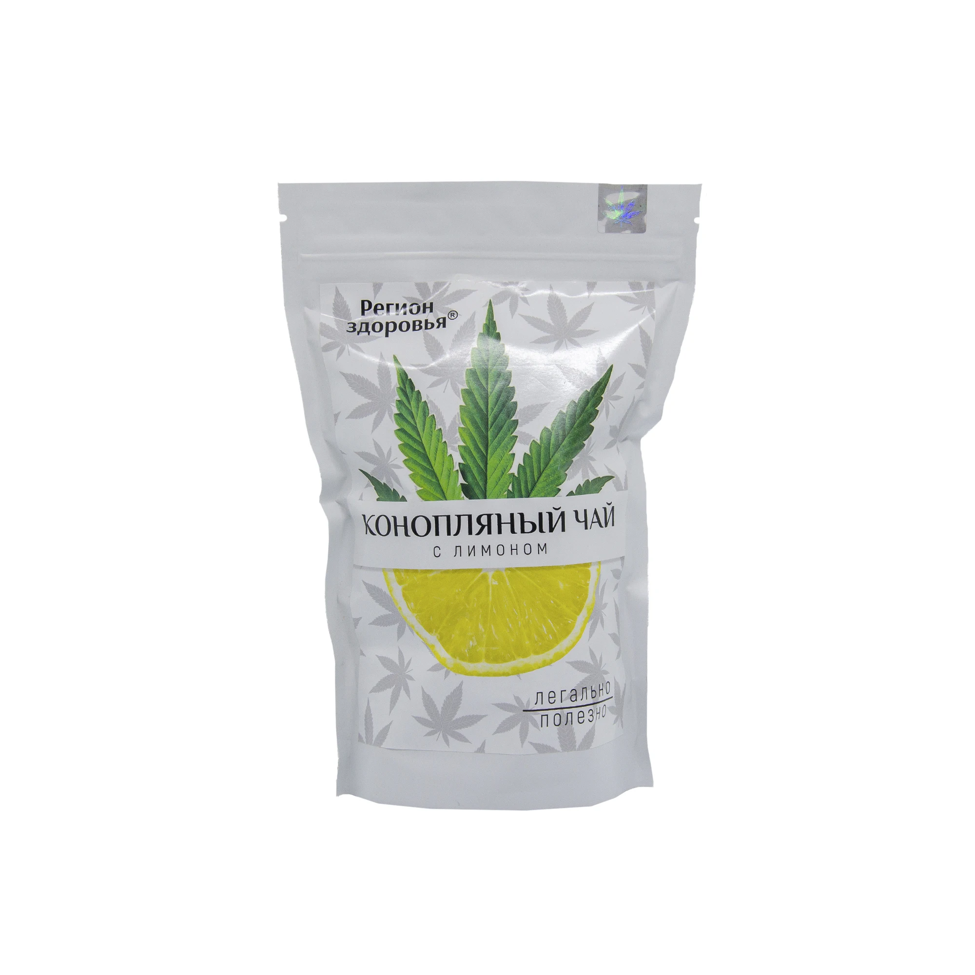 Конопляный чай зелёный &quotРегион здоровья&quot с лимоном 50 г/Чай |
