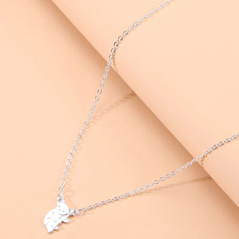 Женское колье с подвеской в виде медведя | Украшения и аксессуары