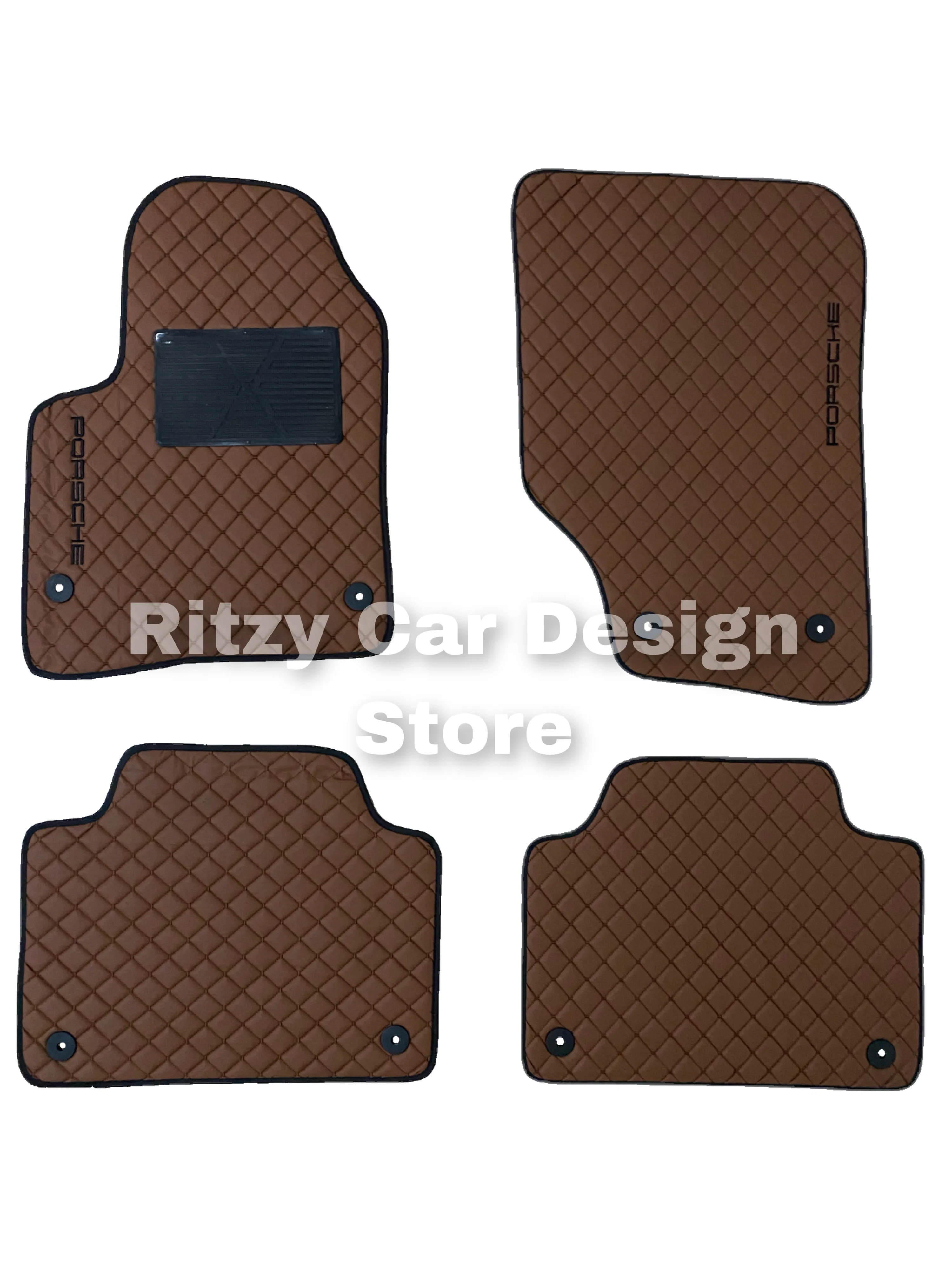 

Luxury Car Leather Floor Mats for Porsche Models Cayenne-911-Panamera-Boxster-Cayman-Macan-Taycan