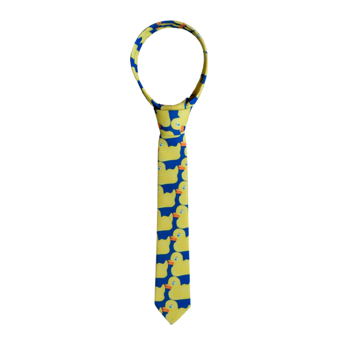 

HIMYM Barney Duck Tie Ducky Ties With Duckies Cravat Necktie for Men Gift Corbata De Pato утиный галстук