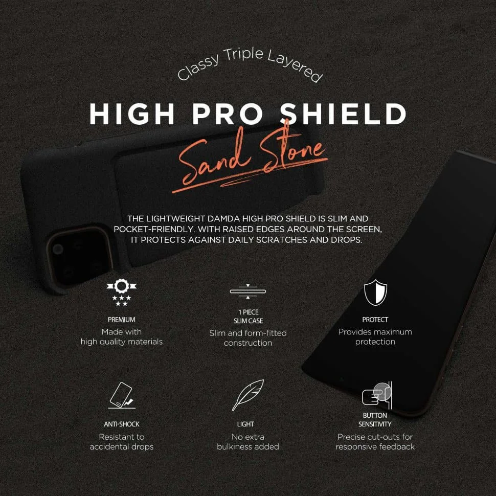Чехол VRS Design Damda High Pro Shield для iPhone 11 Sand Stone|Бамперы| |