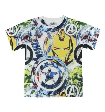 Короткая футболка премиум-класса мстители | Мать и ребенок