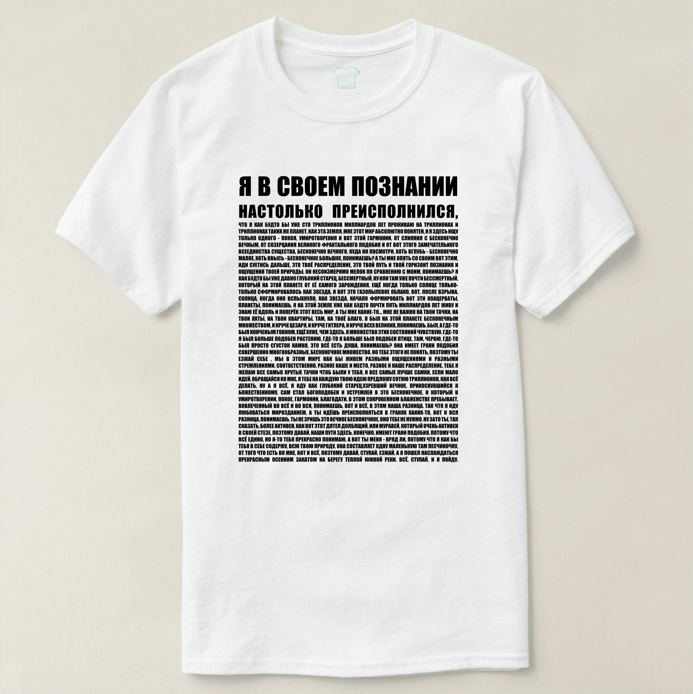 Футболка оверсайз Идущий к реке 50% хлопок Enjoykin Энджойкин Реке песня Я в своем