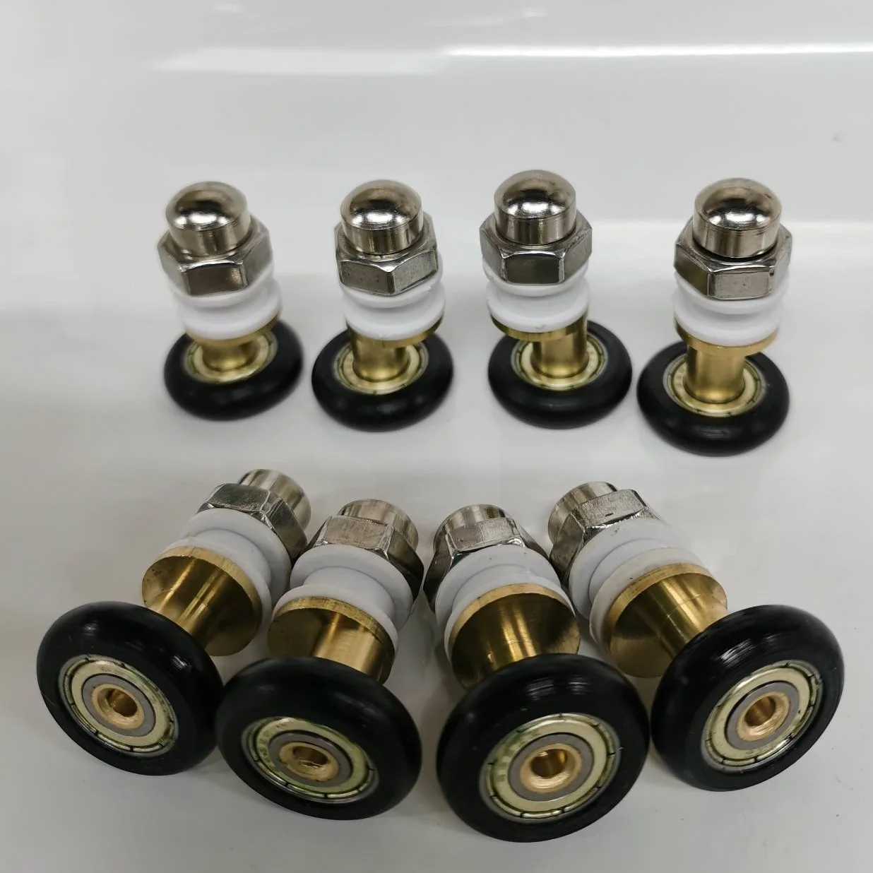 22 25 мм Ролики для дверей душевых кабин. Латунные ролики кабин с эксцентриком под