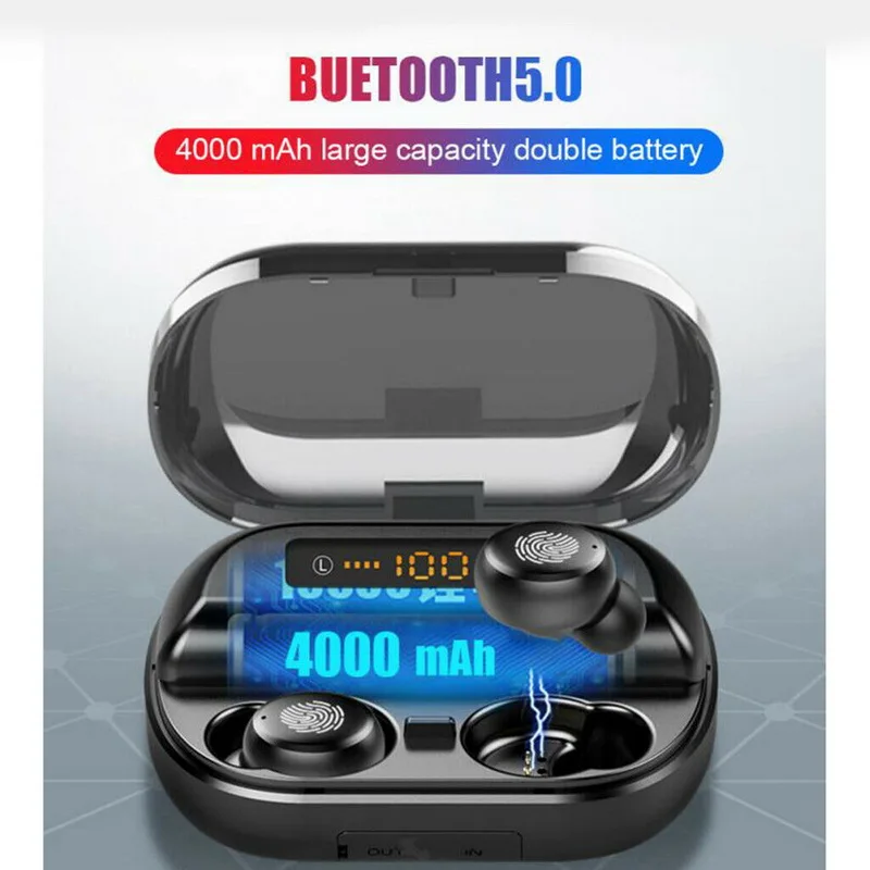 

TWS-стереонаушники V11 с поддержкой Bluetooth 5,0