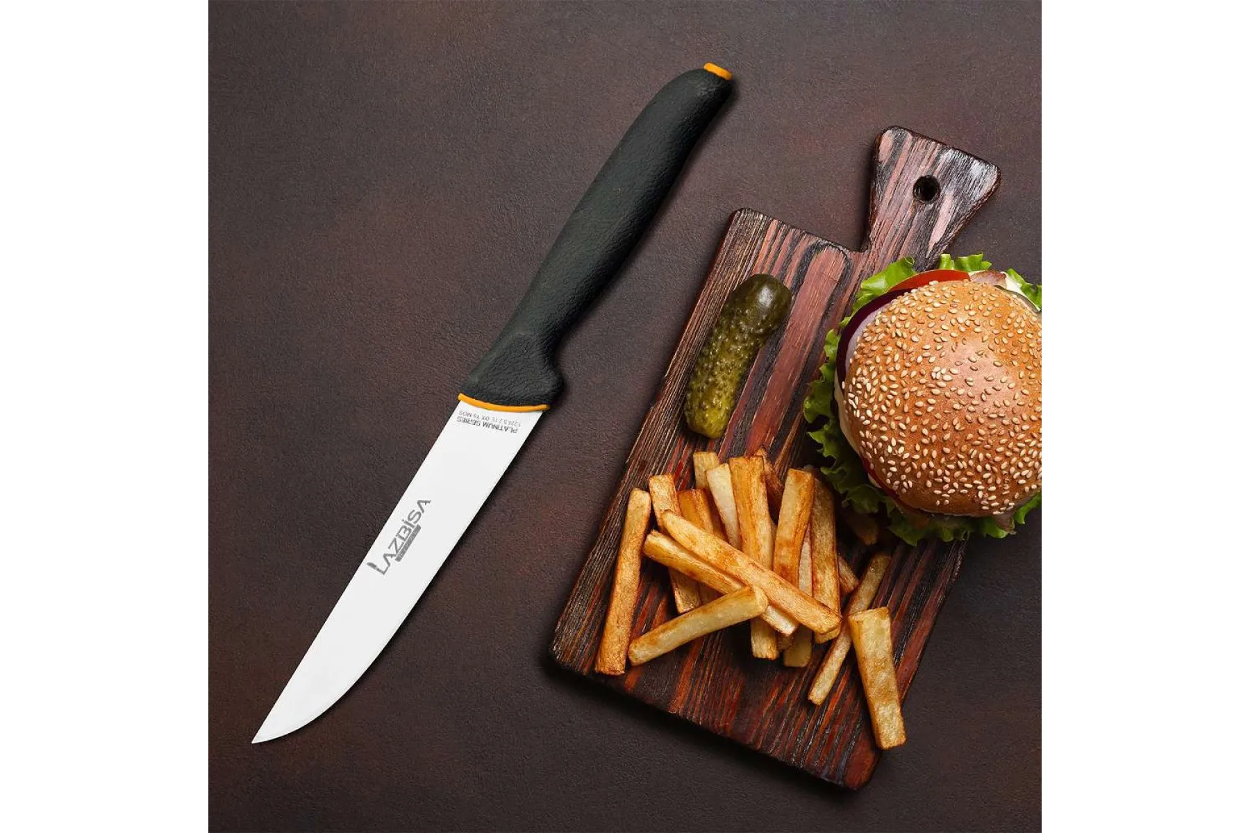 

Professional Chef Meat Bread Vegetable Knife Platinum Series Barbecue Chinese Japanese Knife Mini Knife Butcher Knife Hunting