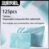 kewer 125pcs tattoo tattoos blue disposable tablecloth tattoo work tablecloth tablecloth waterproof tattoo cleaning tool