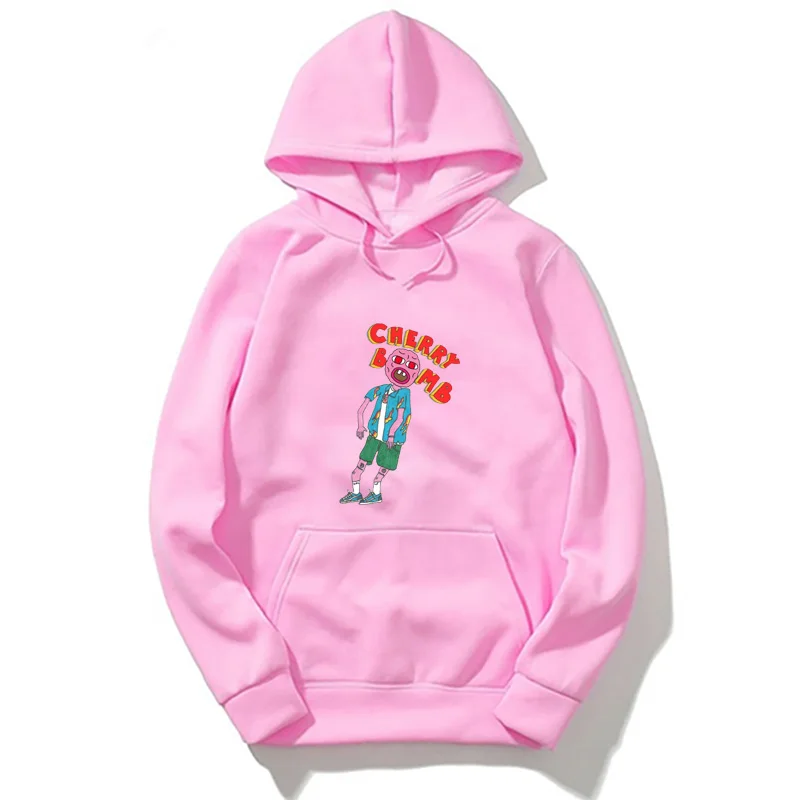Tylerthe Creator Print Hoodie Long Sleeve Street Style Print Rapper Hooded Sweatshirt for Women Men