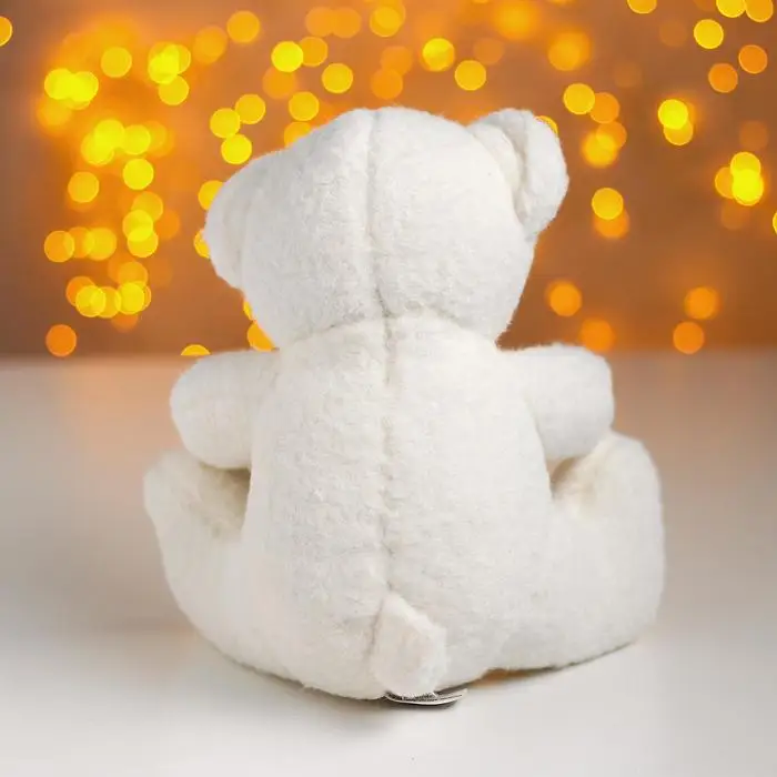 Мягкая игрушка Мишка цвет белый | Игрушки и хобби