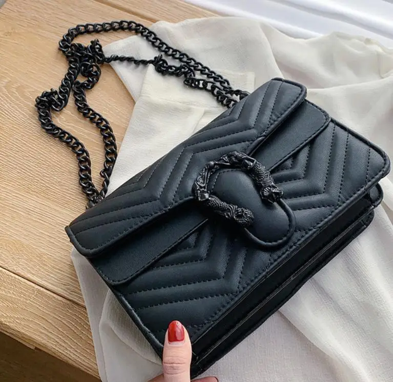 Роскошные сумочки женская сумка из искусственной кожи с цепочками