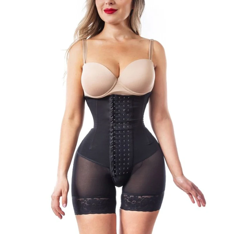 Colombian Girdles Full Body Shapewear Plus Size Bodysuit Sexy Lingerie Belts for Women High Compression Fajas Butt Lifter Skims