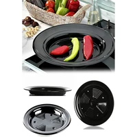 practical roasting embers pan cooking bbq eggplant pepper corn tomato chestnut kitchen utensils baking barbecue home gift women