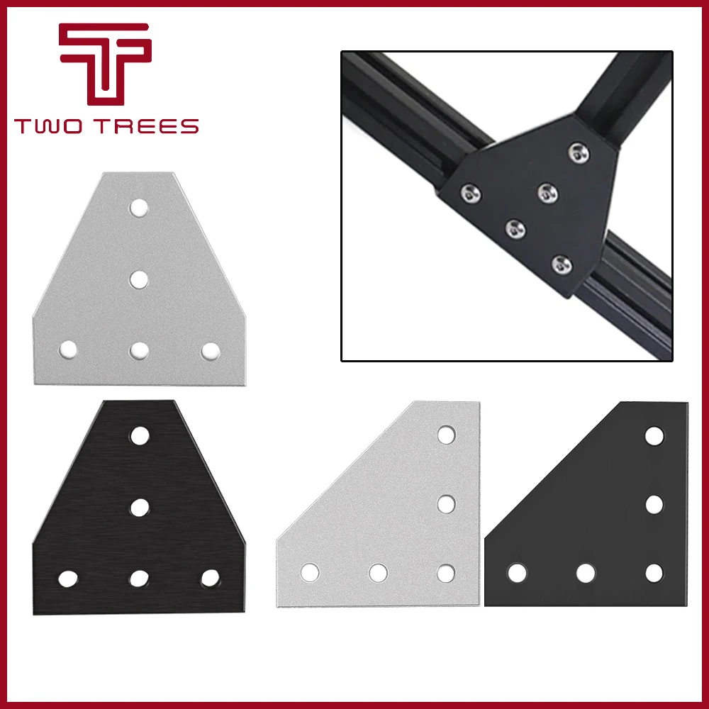 5 отверстий 90 градусов Соединительная пластина угловая Скоба T/L полоса для 2020
